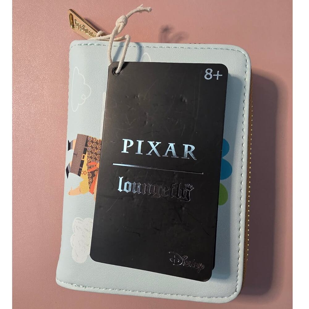 Loungefly Disney Pixar Up Russell Heart Balloons Accordion Wallet NWT - Picture 7 of 8